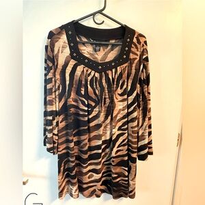 Plus size Catherine’s Maggie Barnes blouse.